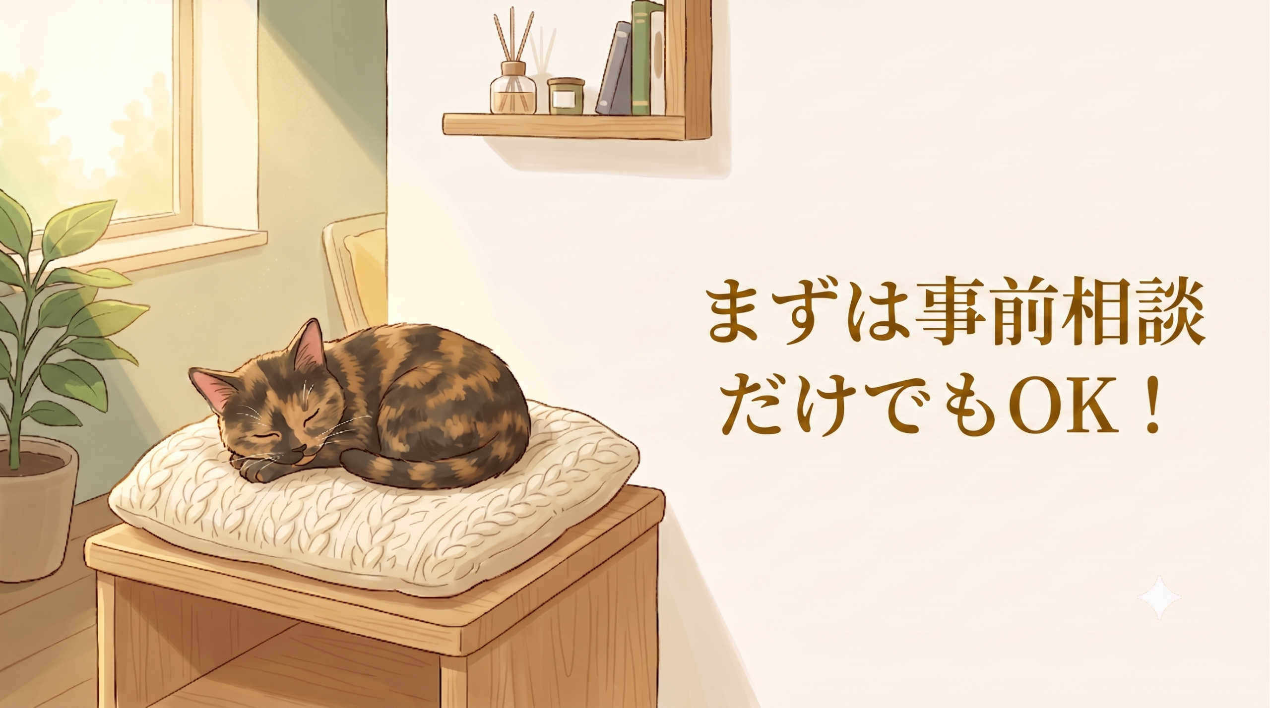 事前相談だけでもOK！